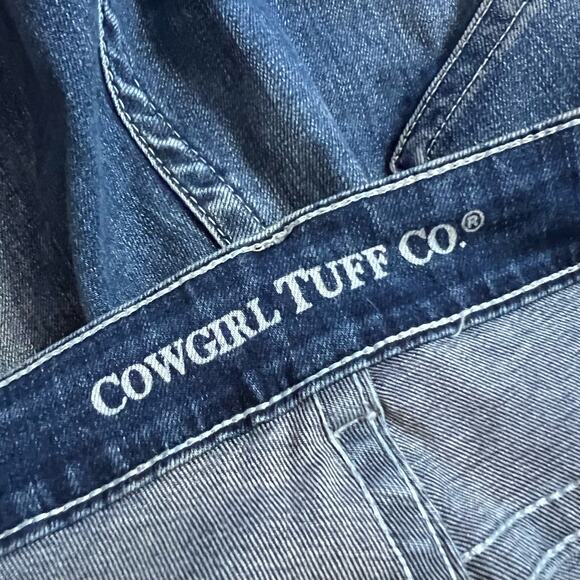 Cowgirl Tuff Jeans Womens 36 X31 Laredo Western Bootcut Blue Denim - Picture 5 of 11
